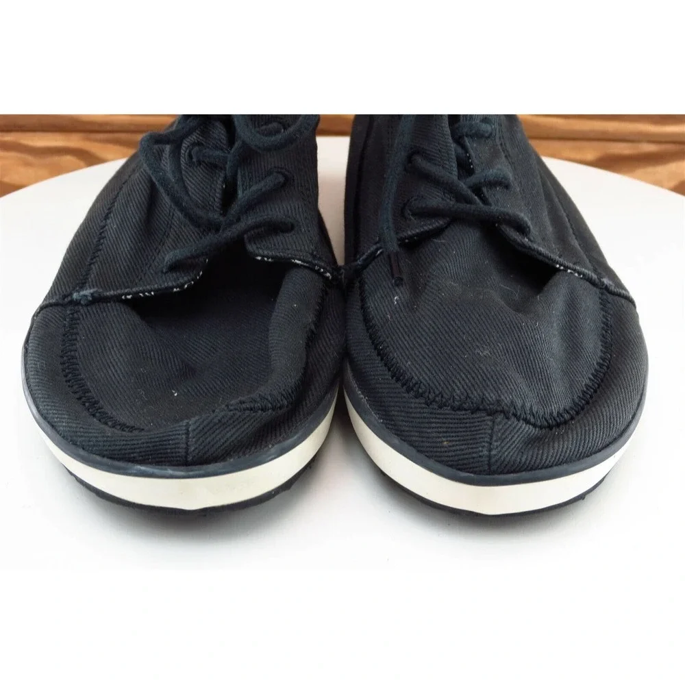 Sanuk Shoes Size 8.5 M Black Fashion Sneakers Fabric Men_2